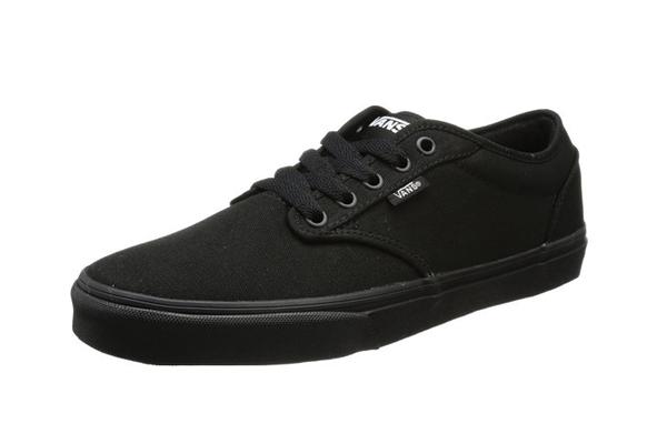all black skateboard shoes