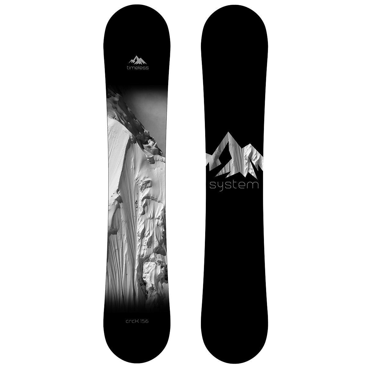 System Timeless and Summit Complete Mens Snowboard Package New 2020 